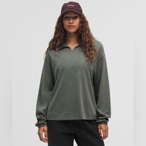 Lululemon Softstreme Polo - Palm Deco - Size small